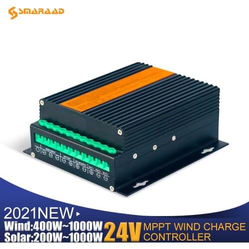 Wind Solar Hybrid MPPT Charge Controller System 400w~1000w Wind 200w~1000w Solar 12V 24V Auto 48V Regulator For Dynamo Generator