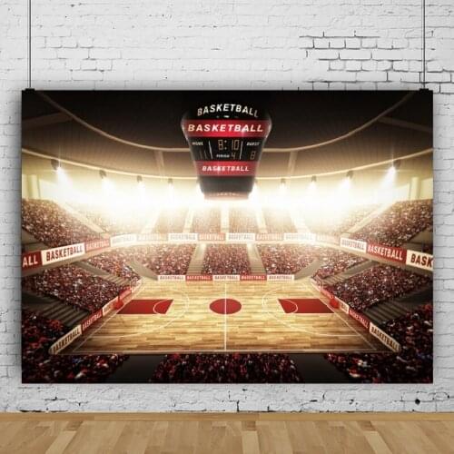 Basketball Regular Tournament Vinyl Background Shooting Backdrop Props Sports Portrait Photography Decors Video Photocall