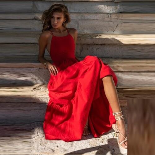 2021 New Summer Sleeveless Pleated Party Dress Elegant Floral Print Maxi Sexy Off Shoulder Lace-Up Loose Beach Dress Vestidos