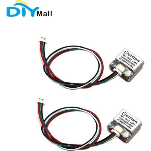 2PCS Beitian BN-180T GPS GNSS Module UART TTL level for APM Pixhawk CC3D Naze32 F3 F4 Flight Controller for RC FPV Racing Drone