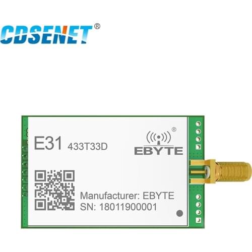 433MHz AX5243 Transceiver rf Module Long Range 33dBm CDSENET E31-433T33D UART SMA Male 2W 433 MHz rf Transmitter and Receiver