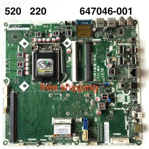 647046-001 Fit For HP TouchSmart 520 220 AIO Motherboard IPISB-NK REV:1.04 LGA1155 Mainboard 100%tested fully work