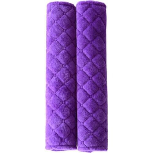 Adeeing Car Seat Belt Shoulders Pads Covers Cushion Warm Short Plush Safety Shoulder Protection Auto Interior Accessories
