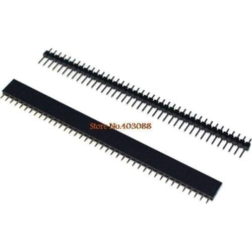 【AH ROBOT】1 lot = 10pcs 1x40 Pin 2.54mm Single Row Female + 10pcs 1x40 Male Pin Header connector
