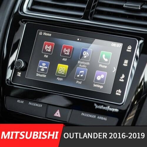 Tempered Glass Screen Protector For Mitsubishi Outlander 2016- 2019 Car GPS Navigation Screen Protective Film