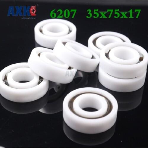 Axk 6207 Pom (10pcs) Plastic Ball Bearings 35x75x17 Glass Balls 35mm/75mm/17mm
