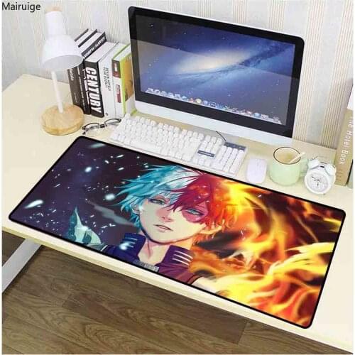 Mairuige Large Mouse Pad Anime Destiny Night Pattern Mouse Pad Beautifully Packaged Multi-size Keyboard Desk Mat