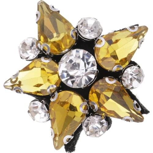 Crwon Handmade Crystal Rhinestone Patches DIY Decoration Sew on Applique for Bags