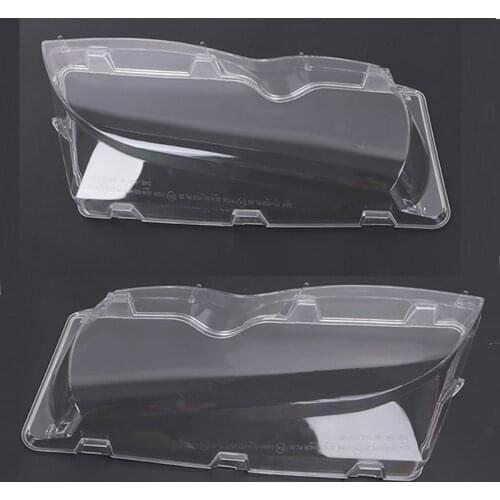 For BMW 3 Series E46 02-05 Facelift 2PCS Car Headlight Clear Lens Cover Left& Right Shell Kit Auto Repair Replace 63126924045