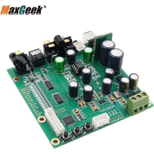 ES9038Q2M DAC Board Decoder w/ Display Screen Support IIS DSD Optic Fiber Coaxial Input 384K DOP128