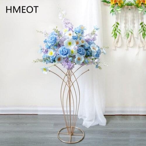 New Custom Rose Artificial Flower Ball Wedding Table Centerpieces Flower Arrangement Window Display Road Lead Party Home Decor