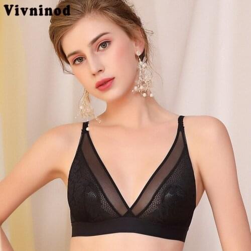 Sexy Triangle Cup Floral Lingerie Set Small Size 34-40 ABC Cup BH Wire Free Bra Set Ultra Thin Lace Underwear Sexy Lace Bra Sets