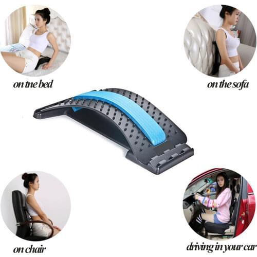 Back Massager Stretcher Equipment Massage Tools Massageador Magic Stretch Fitness Lumbar Support Relaxation Spine Pain Relief