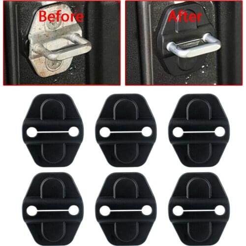 Door Lock Decoration Cover For 2018 2019 2020 JL JLU Unlimited Sahara Sports Rubicon 2020 6PCS