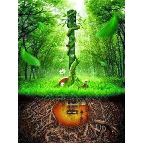 Full Square/Round Diamond Painting Violin 5d DIY Diamond Embroidery Scenery Rhinestone Picture 5D Diamond Mosaic Handmade ll400