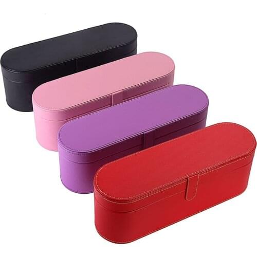Portable Hair Dryer Case PU Leather Flip Hard Box Anti-scratch Cover Pouch for Dyson Supersonic VC
