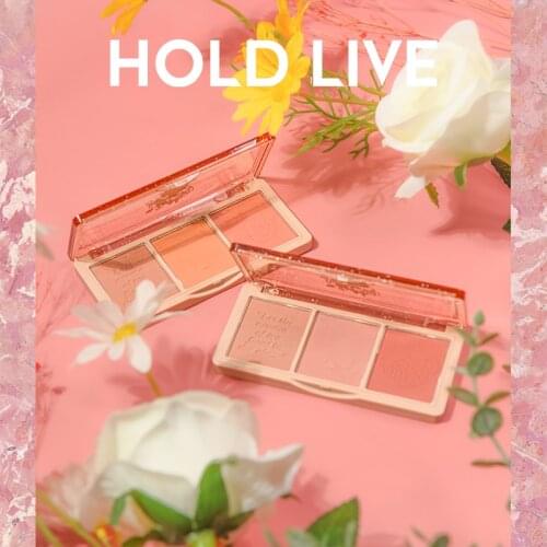 HOLD LIVE Blush Cheek Face Makeup Brighten Skin Matte Silky Touch Easy To Wear Pigmented Long Lasting Blusher Cosmetics TSLM2