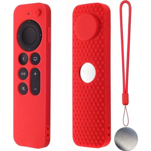 Silicone Cover For Apple TV Siri Remote (2nd Gen) 2021 Remote Controlcontrol Protective Case For TV 4K Siri Remote Skin Sleeve
