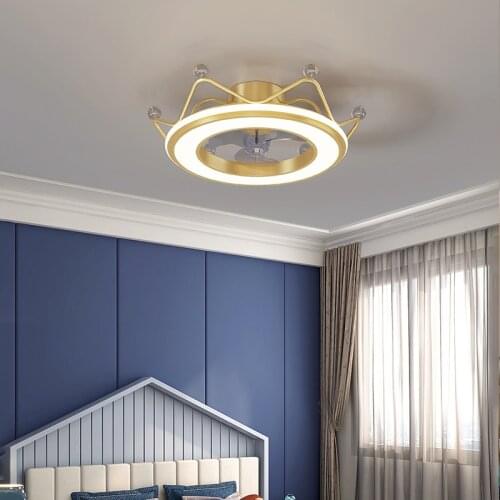 Modern Led Crown Dream Macaron Chandelier Children Baby Prince Princess Girls Boys Kids Bedroom Lighting Mounted 110V 220V