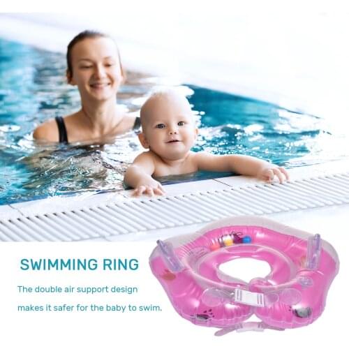 Infant Swimming Protector Neck Float Ring Newborn Baby Kids Safety Life Buoy Life Saver Neck Collar Swimming Inflatable Protect