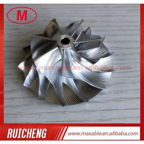TD04HL 7+7 blades 43.50/62.00mm high performance Turbocharger Billet/milling/aluminum 2618 compressor wheel