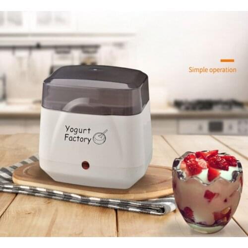 Yogurt Maker Mini Automatic Yogurt Machine Household DIY Yogurt Tools Kitchen Appliance W/Plastic Tank 110V-220V Natto Machine