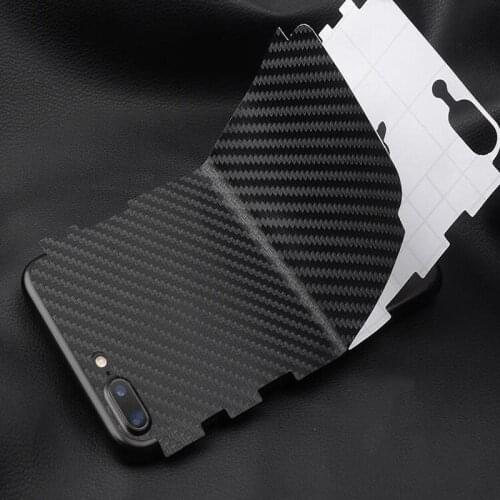 5PS Black 3D Carbon Fiber Back Film For iPhone XS MAX XR Anti-fingerprint Full Cover Back Film for iPhone 11 Pro 8 7 plus Screen