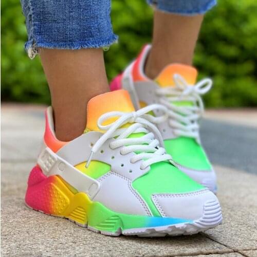 Women Shoes Outdoor Leisure Sneakers Multicolor Round Head Comfortable Running Sport Light and Comfortable Tenis Feminino Shoes