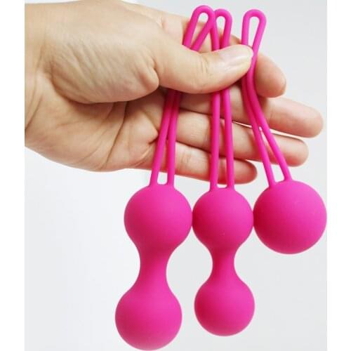 3Pcs Kegel Vagina Exerciser Balls Vaginal Dumbbell Ben Wa Balls Smart ball Koro Ball Sex toy for women