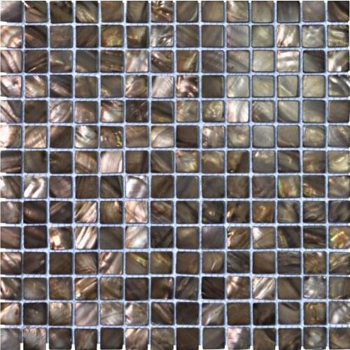 Mother of Pearl Mosaic Tiles for Bathroom Backsplashes 20mm Chips 6 Sq Ft Pack of 6
