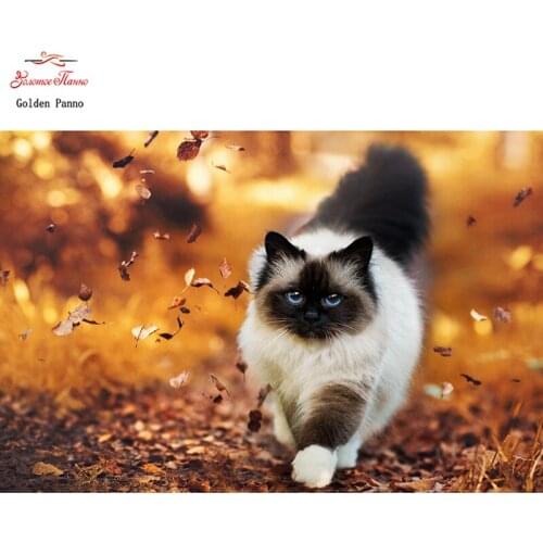 Full Square Drill 5D DIY Diamond Painting Animal Cat Embroidery Cross Stitch 3D Home Decor