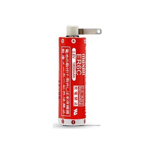 MAXELL AA 14500 ER6C 3.6V 1800mah Lithium Thionyl Chloride Battery PLC Batteries Cell Made in Japan