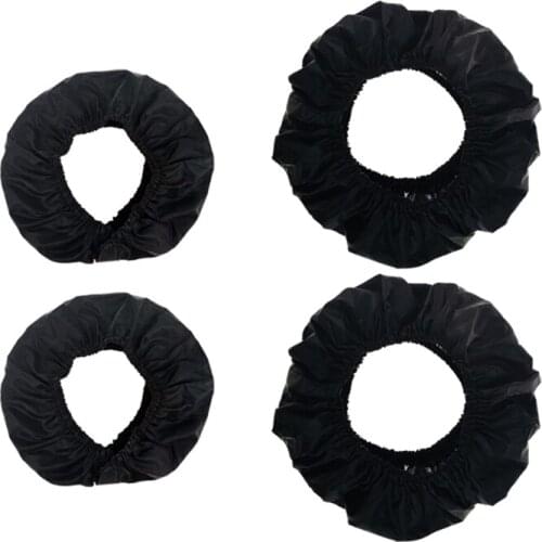 2Pcs Baby Stroller Wheel Cover Dustproof Wheelchair Tire Protector Infant Pushchair Pram Wheel Anti-Dirty Oxford Cloth Case Acce