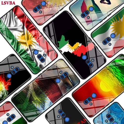 Black Cover kurdistan flag for Huawei Mate 30 20 20X 10 Lite Y9 Y7 Y6 Y5 Pro Prime Lite 2019 2018 Phone Case