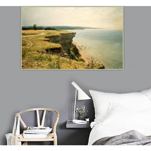 Citon Ivan Shishkin《Off the coast of the Gulf of Finland》Canvas Oil Painting Artwork Picture Backdrop Wall Decor Home Decoration