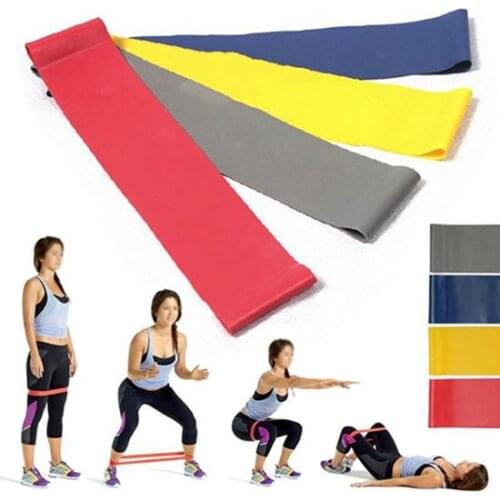 Training Fitness Gum Exercise Gym Strength Resistance Bands Pilates Sport Rubber Fitness Bands Equipment