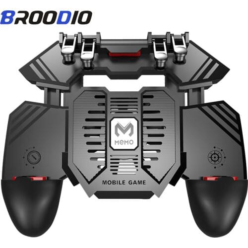 AK77 Game Gamepad For Mobile Phone Shooter Trigger Fire Button Controller Joystick Metal Trigger Pubg Mobile Shooter Joystick