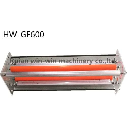 HW-GF600 Plexiglass Rack Frame Film Blowing Machine Corona Treatment for Width 600mm