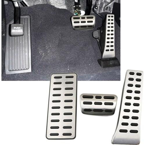 Car Foot Gas Brake Pedals Cover Kit For Hyundai Santa Fe/Tucson/Sonata AT