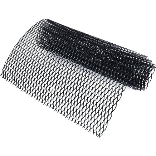 New Arrival 1pc 13"x40" Universal Car Vehicle Black Body Grille Net Aluminum Mesh Grill Section for Car Bumper Fender Hood Vent