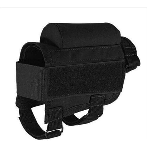 New Canvas Tactical Rifle Cases Cheek Rest Riser Ammo Cartridges Hunting Carrier Pouch Round Cartridge Bag Shell Buttstock Ammo