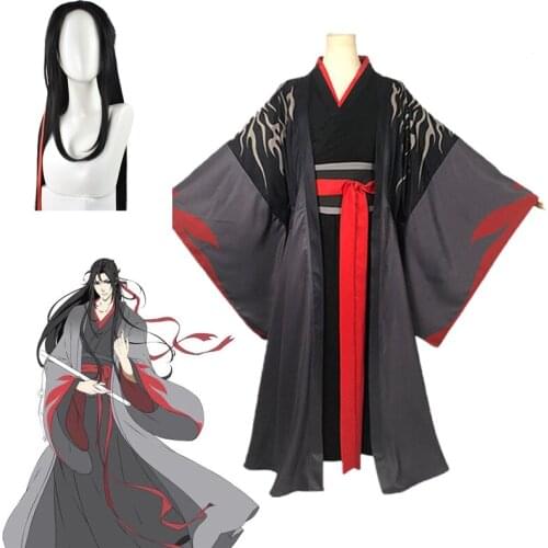 New Wei Wuxian The Yiling Patriarch Cosplay Grandmaster of Demonic Cultivation Costume Wei Wuxian Mo Dao Zu Shi Costume