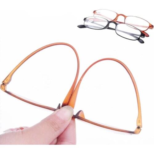 Retro TR90 Reading Glasses Women Men Ultralight Presbyopia Eyeglasses Clear lens Hyperopia +100 +150 +200 +250 +300 +350 +400