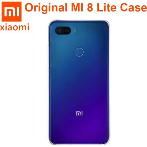 Original Xiaomi Mi8 Lite case back cover luxury PC Clear shell Clear for Xiaomi Mi8 Lite case transparent