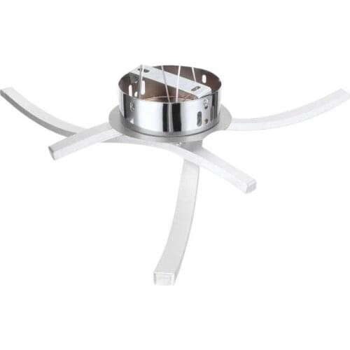 Lamp base lamp holder converter LED Ceiling Light Nordic Modern Wavy‑Strip Design Lamp Living Room Bedroom White Light