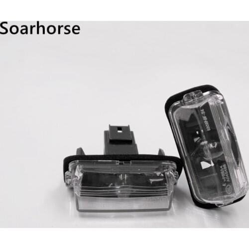 Soarhorse For Toyota Camry Corolla Verso EZ Yaris Levin Verso Auris Aensis License Plate Lights