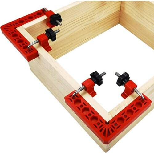 Right Angle L-Shaped Auxiliary Fixture Positioning Panel Fixing Clip Corner Clamp For Making Picture Frames,Box,Cabinets