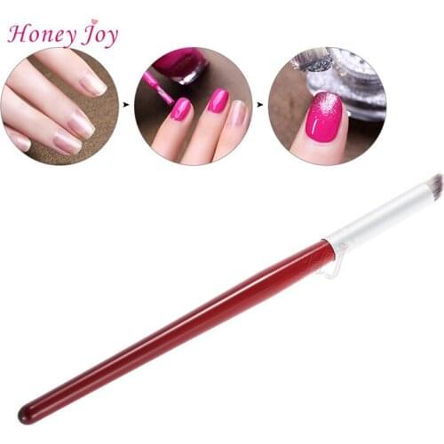 Professional Nail Art Design Sable Blooming Paint Brush Gradient Gradual Color Change Cosmic Space Style Kolinsky Painting Pen