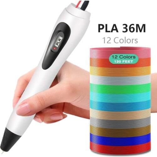 3D pen 3D Printing pen with 36m PLA filament 1.75mm Stimulate childrens creative inspiration
