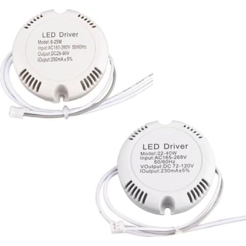 LED Driver AC165-265V To DC 24-80V 60V-130V Powers Supply Lighting Transformer For LED Ceiling Light Lamp 8W 12W 18W 24W 36W